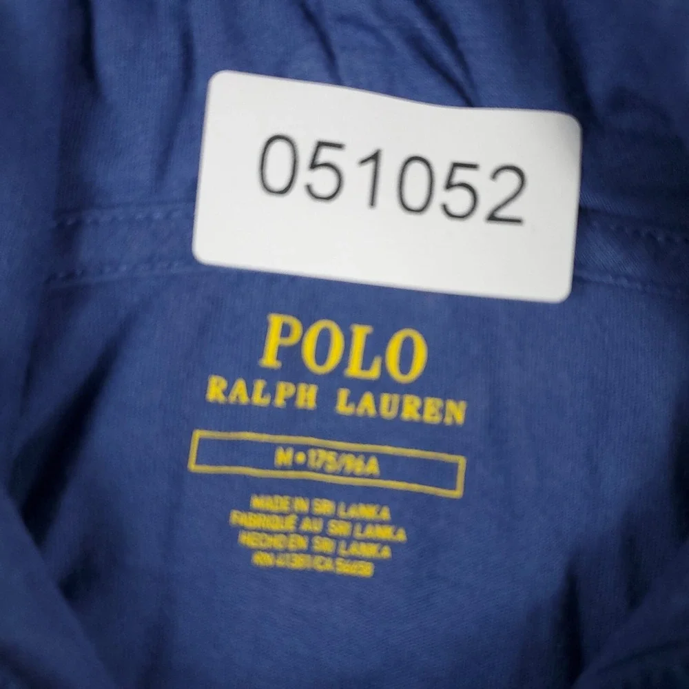 Ralph Lauren Shirt Mens Size Medium Blue Pony Hoodie Pullover Long Sleeve * - Picture 10 of 10